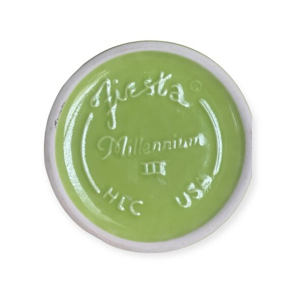 FIESTA WARE Chartreuse Large Millennium lll HLC  Vase 9.75” Retired - Picture 2 of 3